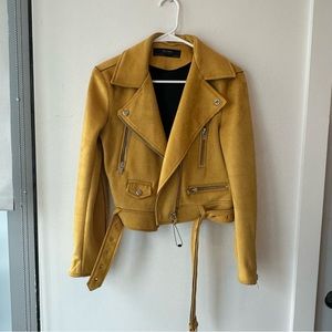 Suede Biker Jacket